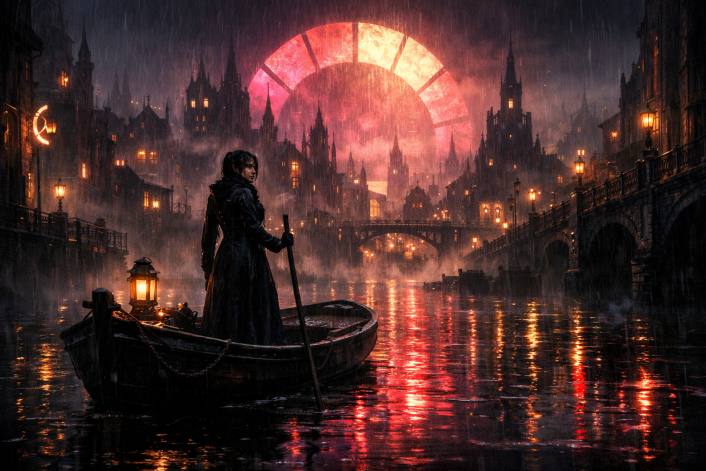 The Last Ferry to Mistwharf | Cinematic Melodic Synthwave Gothic